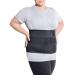 Toros Group Manufacture lumbar belt with rigid fixation 6 ribs/height 31 cm for people with a large scale on the waist XX-Large 116-125 cm XXL black