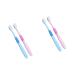 CLISPEED 4 Pcs Toothbrush Bur Manual Man Pp