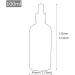 ZEOABSY 6 PiecesÂ 100mlÂ Empty Frosted Black/Gold Glass Dropper Bottles with Glass Pipette for Essence Essential Oil Elite Fluid Travel Cosmetics Storage Containers - Buy Online on GoSupps.com