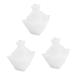 TEHAUX 3pcs Silicone Soap Mold Epoxy Resin Jewelry Packaging Cases Mold Jewelry Box Accessories Model Whitex3pcs 8.5x7x12.3cmx3pcs