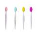 4 PCS Lip Scrub Brush,Double-Sided Silicone Exfoliating Lip Brush Exfoliating Brush for Men Wome Double-sided Soft Lip Brush for Smoother and Fuller Lip Appearance