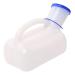 Leakproof Urinal Unisex Urinal Pee Bottle Urinals for Men White Plastic Material Easy Grip Handle 1000ML with Lid - Buy Online on GoSupps.com