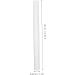OHPHCALL 4pcs wands for lipstick eyeshadow white lip lidded lip 12.00X1.00X1.00CM White - Buy Online on GoSupps.com