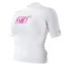 Body Glove 13210W Women's Basic Fitted Short Arm Rashguard Small White