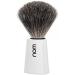 Buy nom CARL Series Shaving Brush - Pure Badger Hair - White Plastic - International Shipping Available - Buy Online on GoSupps.com