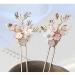 Yuri Handmade Pearl Shell Hairpin Clasp - Chinese Traditional Style Brass Wedding Hair Decoration - Buy Online on GoSupps.com