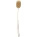 Back Bath Brush with Hanging Hole - 3 Brush Heads Long Curved Handle for Easy Use - Ideal Shower Brush for the Elderly - Buy Online on GoSupps.com