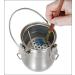 Newton Stainless Steel Brush Washer - Deluxe Air-Tight Paintbrush Cleaner for Artists - Buy Online on GoSupps.com