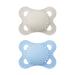 MAM Original pacifiers in a set of 2 rubber with pacifier box 2-6 months light blue