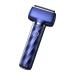 Tumuued Mini Reciprocating 3 Head Shaver Fully Washable Portable Men's Electric Shaver Durable Royal Blue