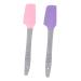 Doitool 2st Spatula made of silicone wax silicone stirring stick Waxic pencil made of silicone silicone spatula Waxes made of silicone non-stick wax scraping bodies waxst