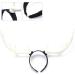 amangul Women Deer Horn Headdress Party s Elk Headband for Halloween Party Christmas for Creative Cosplay Hair Accessories(White) - Buy Online on GoSupps.com