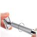 Heavy Duty Chrome Double Edge Safety Razor Set - Non Slip Handle 10 Sharp Blades & Cleaning Brush - Perfect Wet Shaving Gift for Men - Buy Online on GoSupps.com