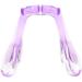 Celika replacement nose broken glass accessories nasal bridge 2 pieces purple silicone-and screw-up glass-nose pads replacement children U-shaped plastic glasses transparent nasal cushion arm