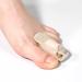 LTL CLZ 1 piece toe rail smooth iron for hammer toe correction crooked toe claw toe stabilizer support brace wrap patient relief flesh color left m