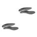 Hemoton 2 Pairs Absorbing Shoe Insert Foot Arch Support Arch Support Insole Sneaker Insole Absorbent Insole Plantar Insert Running Shoe Inserts Men and Women Damping Leather Pad