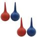 4 Pcs Ear Syringe Bulb Ear Cleaner Ear Syringe Cleaning Ball for clean out the dirty animals in the ears