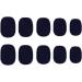 24pcs Short Black Square Stick-on False Nails with Removable Glue - Nail Art Accessories for Women and Girls - Buy Online on GoSupps.com