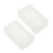 Zerodeko 10 Pcs Silicone Mold Bunny Molds for Chocolate Holiday Silicone Cookie Molds Baking Supplies Epoxy 5.2X3X1.5CMx5pcs Whitex5pcs