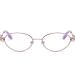 Zukky Anti-Blue Light Glasses for Women - Purple Oval Lens Hollow Temple Metal Frame Reader AM21 (Size: 1.5x) | Stylish Eye Protection - Buy Online on GoSupps.com