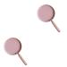 OUNONA 2pcs Tortillas Pan Plates with Handles Non Stick Pots and Pans Mini Tortillas Frying Pan Utensil Non Stick Cooker Japanese Omelette Pan Metal Cooking Mini Pan Pancake Pan Egg 22X34X5x2pcs Pinkx2pcs