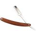 Nature Razor: Vintage Wooden Scales Manual Straight Edge Razor for Men - Safe Wet Shaving & Beard Grooming - Buy Online on GoSupps.com