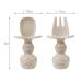 Pandaear 6 Pack Silicone Baby Spoon & Fork Set - First Self-Fed Utensils for Babies 3 Months+ - Perfect for International Shipping - Buy Online on GoSupps.com