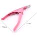 Professional Nail Art Clipper Special Type U Word False Tips Edge Cutters Manicure Colorful Stainless Steel Nail Art Tools Trimmer(Fuchsia) - Buy Online on GoSupps.com