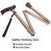 Foldable Walking Cane for Men Women Wooden Handle Foldable Elderly Safety Walking Stick Guide Blind Cane Crutch Bronze Folding Cane powerfully - Buy Online on GoSupps.com