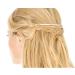 2Pcs French Twist 10 Teeths Comb Set - Bridal Wedding Hair Side Comb Headpiece in Gold and Silver - Fashion Accessory for Women - Buy Online on GoSupps.com