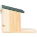 vidaXL 4x Firwood Squirrel Houses Garden Forest Wild Animals Wooden Holder Squirrel Peanut Butter Feeder Food House Feeding Station Box - Buy Online on GoSupps.com