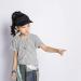 Kids Black Adjustable Visor Sun Hat | 6-12 Years | Athletic Sports Hat - Buy Online on GoSupps.com