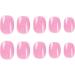 24pcs Short Square Pink False Nails- Press on Nails for Women & Girls | Removable Glue-on Fake Nails - Nail Art Accessories - Buy Online on GoSupps.com