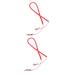 HANABASS 2 Pcs 10 Bird Leash Rabbit Leash Bird Harness Chicken Harness Bunny Leash Cockatiel Parrot Leash Size 4x2pcs As Shownx2pcs