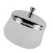 VALICLUD Gobelet Rond Verre D poli pour Dissolvant Vernis Ongles Contenant Liquide pour Manucure Blanc