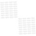 Healeved Hairdressing 100 PCS Hair Salon Eye Guard Anti-splash Facial Baffle Child Haircut Eye Cover Hair Cutting Face Protector Whitex2pcs 1 count (Pack of 1)