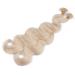 Keratin Bonding Hair Extensions #60 White Blonde 60cm - 25 Strands 100% Remy Real Hair - Easy to Use Wavy Micro Ring Extensions - Buy Online on GoSupps.com
