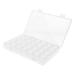 Buy EVSCAN 28-Slot Transparent Plastic Organizer Box - Sustainable Storage for Earrings Neck Chains & Medication - Buy Online on GoSupps.com