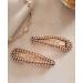 Rhinestone Snap Clips in Rose Gold - Kitsch - 2 Piece Set - Buy Online on GoSupps.com