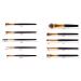 Demarkt 20-Piece Makeup Brush Set | Pink & Gold Makeup Brushes for Eyeshadow & Face | Professional Cosmetics Brush Set with Etui & Tweezers - Buy Online on GoSupps.com