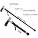 Portable Climbing Stick Titanium Alloy Cane Telescopic Climbing Hand Stick Support Cane Multifunctional Non-Slip Cane - Buy Online on GoSupps.com