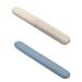 2 Pcs Toothbrush Case Toothbrush Travel Case Cover Portable Toothbrush Storage Case Sutiable for Home Travel Outdoor Camping Hiking Business Trip Beige and Blue