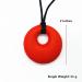 Ulvbabi 4-Piece Sensory Silicone Chew Necklace for Adults & Children | Durable Oral Bite Rings for Autism ADHD Teething & Soft Breastfeeding - Buy Online on GoSupps.com