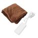 Heating cushion heating blanket heating blanket scarf electrical warm soft plush flannel blanket three-speed thermostat timing model scarf for back and shoulders at home office car (coffee) coffee