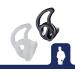 Ear Phone Connection Ear Tip - 1 Count, Black | Pack of 1 - Buy Online on GoSupps.com
