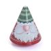 Christmas Gnome Gonk Biscuit Tin with Butter Shortbread Biscuits - Rounded Base to make it Wobble!