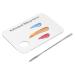 Buy Clear Acrylic Mixing Palette & Spatula Set for Makeup & Nail Art - International Shipping Available - Buy Online on GoSupps.com
