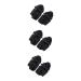 Healvian 3 Pairs Womens Dance Paws Foot for Dance Ballet Dancer Shoes Ballet Dance Foot Dance Toe Pads Toeless Socks Gym Shoe Yoga Fitness Toe Protector Dancing Shoes