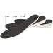 1Pair Memory Foam Height Increase Insoles - 4.3cm Lifts for Short Boots - Unisex Men Women - Breathable & Invisible Heel Inserts - Buy Online on GoSupps.com