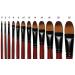 Ebony Splendor Long Handle Filbert Brush Set - Set of 6 Brushes - Buy Online on GoSupps.com